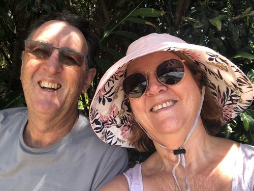 Customer photo review of Wide Brim Cotton Summer Hat