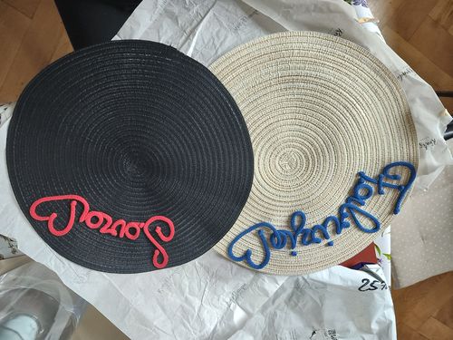 Sara L. review of Tovaglietta Americana Personalizzata con Nome image 1 out of 1