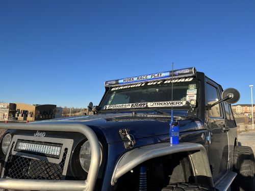 Customer photo review of Rugged Radios Light Bar Insert