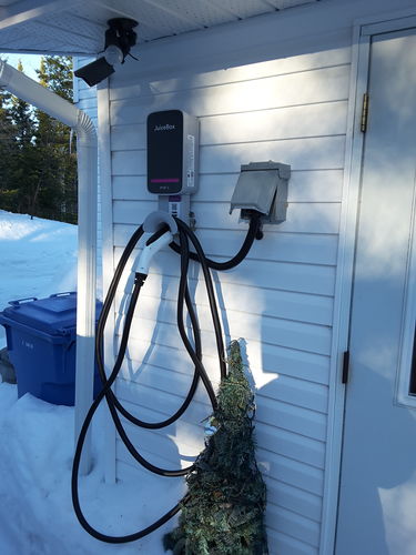 Customer photo review of Forfait CÉ-Borne de recharge pour VE JuiceBox 48