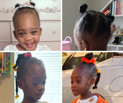 Customer photo review of Kid's Super healthy Hair kit