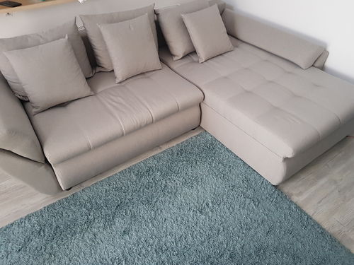 Customer photo review of Colțar extensibil cu ladă de depozitare Loana Grey 270x185 cm