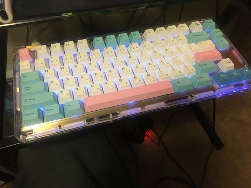 Customer photo review of IDOBAO ID80 V3 Crystal MX Mechanical Keyboard