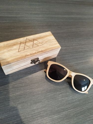 Customer photo review of Lunettes en bois - Olivier