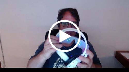 Customer video review of Braintap Headset - Light & Sound Therapy