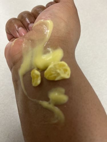 Customer photo review of Cocoa Butter Body Butter