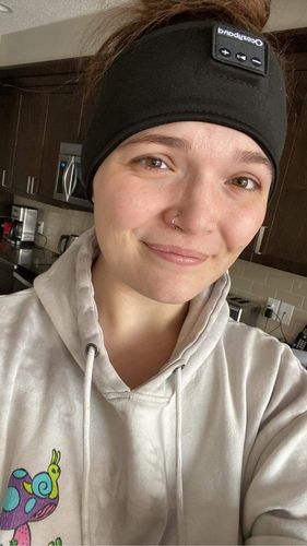 Customer photo review of CozyBand Wireless Headphones