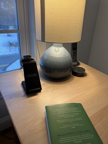 Customer photo review of Premium 3 in 1 Fast Wireless Charging Stand for iPhone, Apple Watch & AirPods