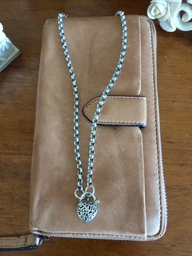 Customer photo review of 45cm Heart Padlock Necklace in Sterling Silver