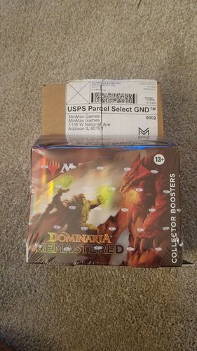 Customer photo review of Collector Booster Display - Dominaria Remastered (Magic: The Gathering)