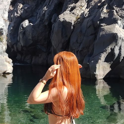 Reseña con foto de un cliente sobre Henna Jamila Hair