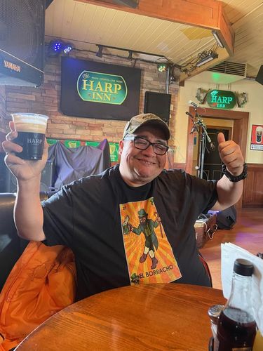 Customer photo review of El Borracho St. Patrick's Day OG T-Shirt