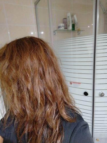 Reseña con foto de un cliente sobre Pack Castaños/Negros (Henna + Índigo)