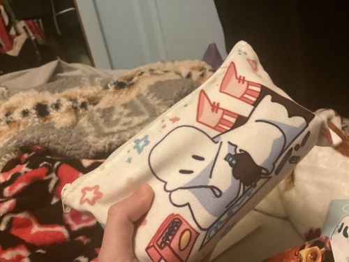 Customer photo review of Crayon Ghost Pencil Pouch