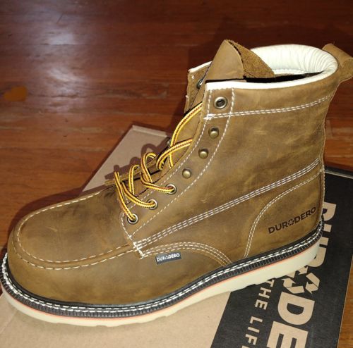 Customer photo review of 6 Inch Moc Steel Toe Boot