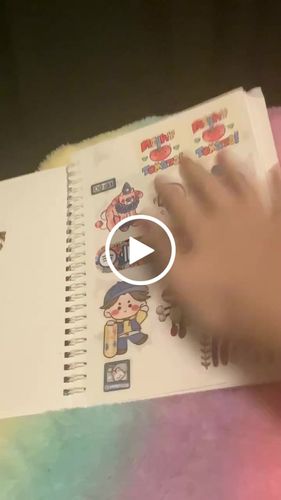 Customer video review of Forest Circle Ghosts Reusable Large Sticker Book