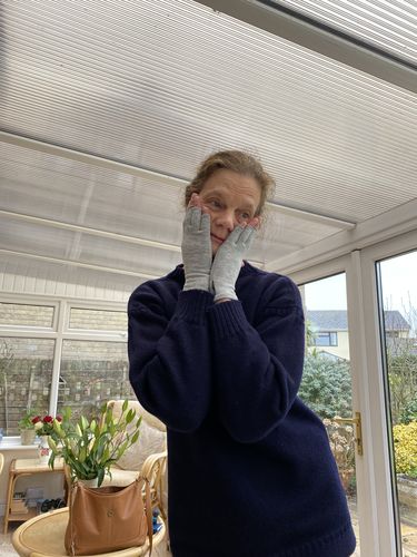 Customer photo review of Premium Onecompress™ Gloves