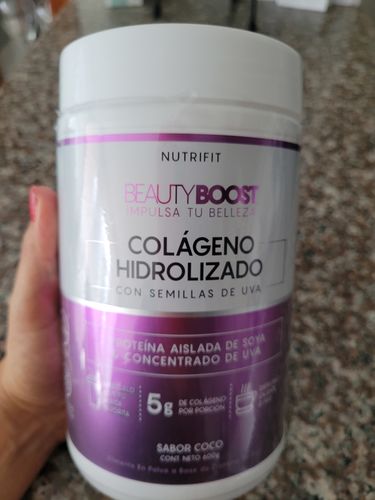 Customer photo review of COLÁGENO HIDROLIZADO CON VITAMINA C, D3, BIOTINA Y SEMILLAS DE UVA