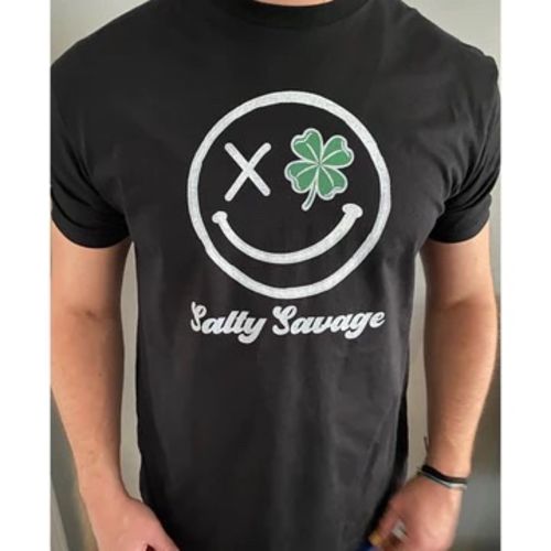 Customer photo review of Salty Savage Unisex "Clover Eye" Tee | St. Patrick’s Day Edition | Black