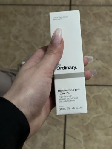 Customer photo review of Niacinamide 10% + Zinc 1% Oil Control Serum