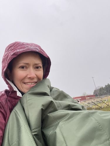 Customer photo review of Waterproof Sherpa Blanket