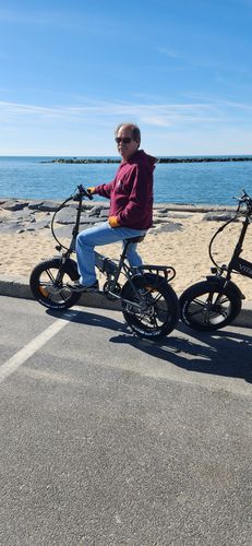 Customer photo review of V3 Folding Fat Tires Adult All Terrain Electric Bike