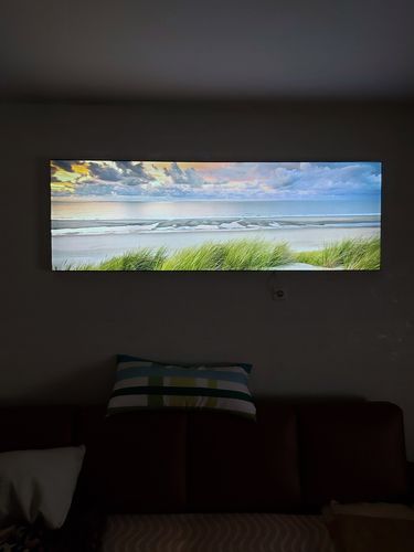 Customer photo review of Leuchtbild | Dünen am Nordseestrand | Panorama