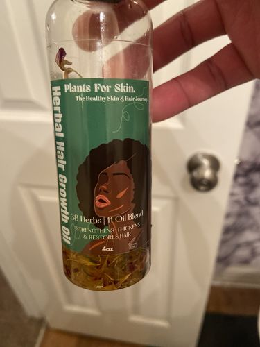Customer photo review of Herbal Hair/Beard Growth Oil