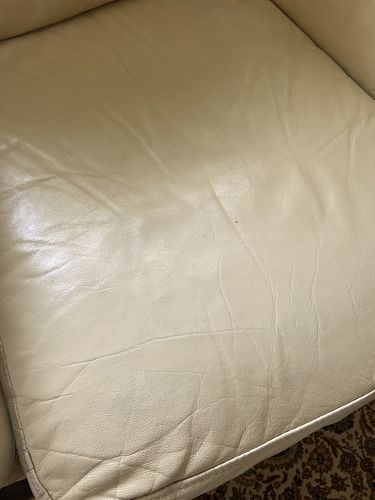 Customer photo review of Clyde's 4-Step Leather Recoloring Kit