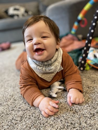 Customer photo review of Pumpkin Spice Jogger Set
