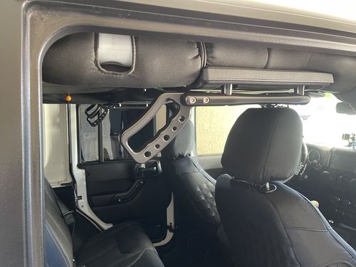 Customer photo review of JK & JKU Rear Loop Grab Handles