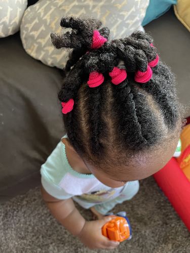 Customer photo review of 4C Coils Super Healthy hair Kit