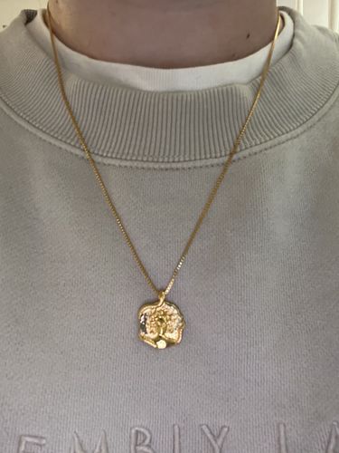 Customer photo review of Medusa Necklace (Gold)