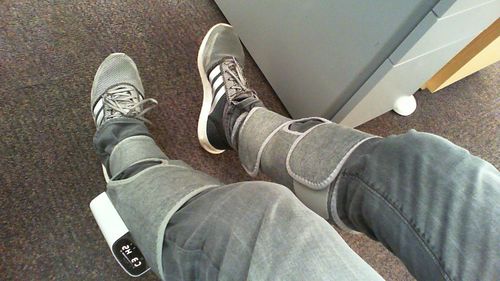 Customer photo review of Active Compression Leg Wrap (Single)