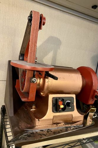Customer photo review of 1 X 30 Inch Knife Makers Sanding Belts Assortment