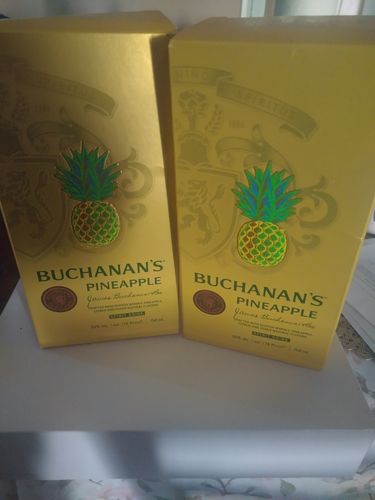 Customer photo review of Buchanan’s Pineapple Flavored Scotch Whiskey (2023 Release)