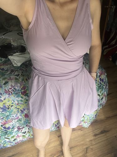 Customer photo review of basil wrap top