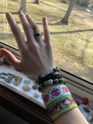 Customer photo review of Cute Tomato Bracelet