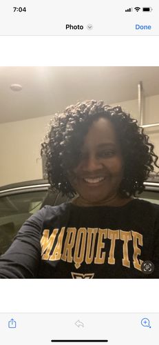 Customer photo review of Mane Concept Bounce Curlon Synthetic Braids – BC204 2X Plush Curl