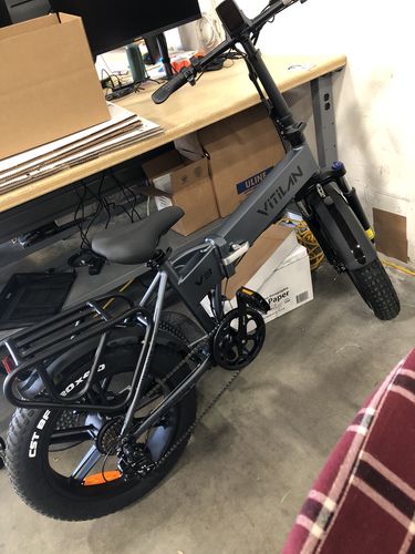 Customer photo review of V3 Folding Fat Tires Adult All Terrain Electric Bike