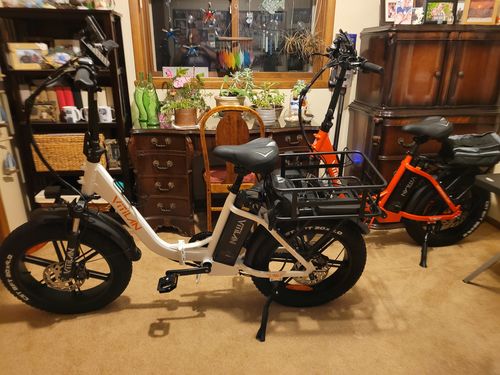 Customer photo review of Universal Rear Basket for All Electric Bike