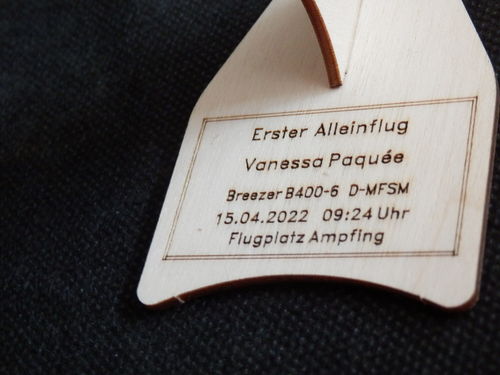 Customer photo review of Ständergravur