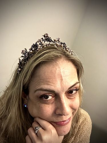 Customer photo review of Fairytale Garden Tiara