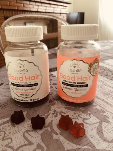 Customer photo review of Good Hair Vitamins Boost - 1 mois