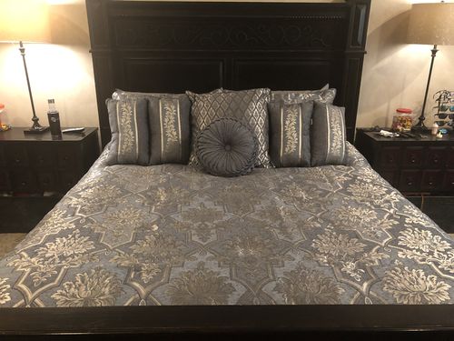 Customer photo review of Woodhaven Powder Blue Boudoir Decorative Throw Pillow 21" x 14" By J Queen