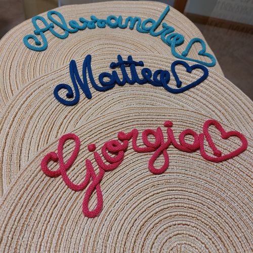 Sara P. review of Tovaglietta Americana Personalizzata con Nome image 1 out of 1