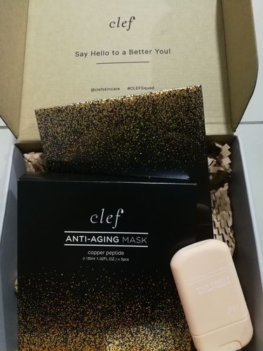Customer photo review of CLEF Copper Peptide Mask