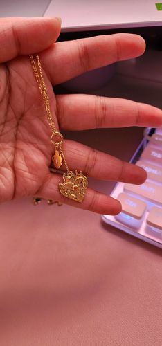 Customer photo review of Rengoku's Flame Necklace