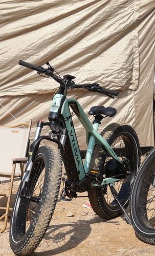 Customer photo review of VTUVIA Gemini 26 Inch Fat Tire Electric Bike