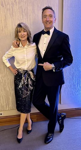 Customer photo review of The Azul- Feather Bow Tie